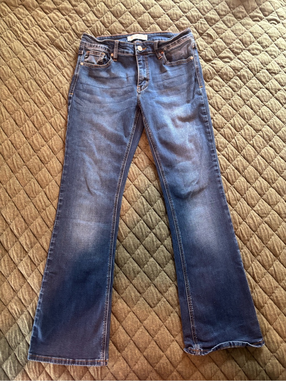 KanCan Women's Mid-Rise Bootcut Jeans Size 8